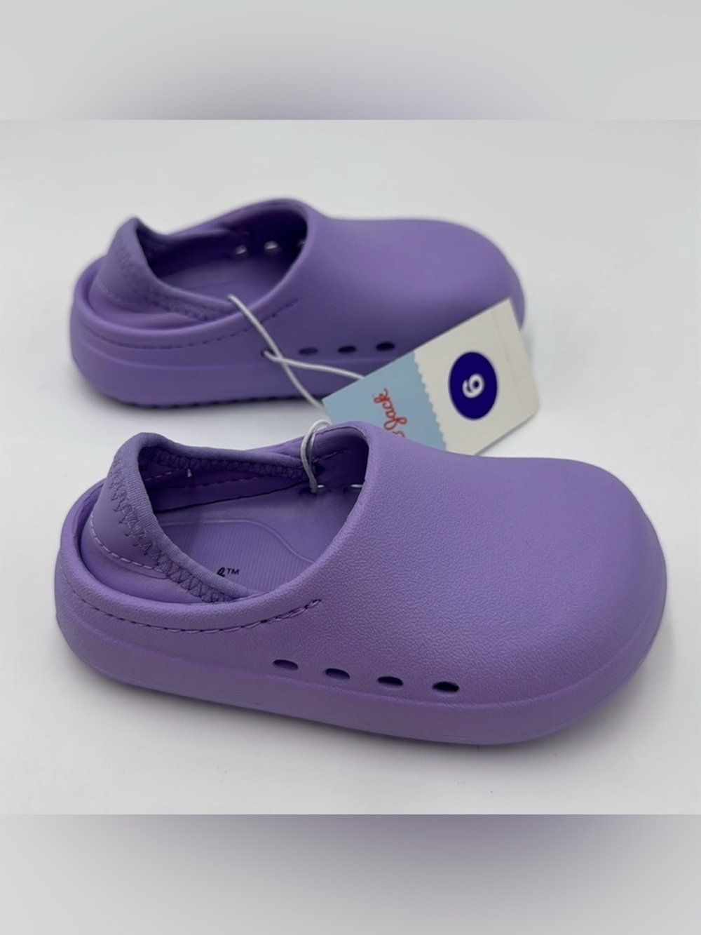 NWT Cat & Jack Toddler Girls Purple Rowan Pull-On
Slip On Water Shoes Size 6 - Picture 4 of 9